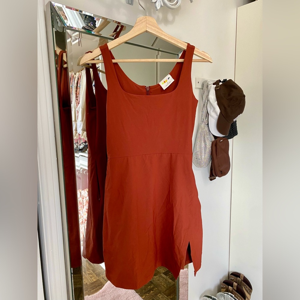 Outdoors Rust Mini Dress - Picture 7 of 11
